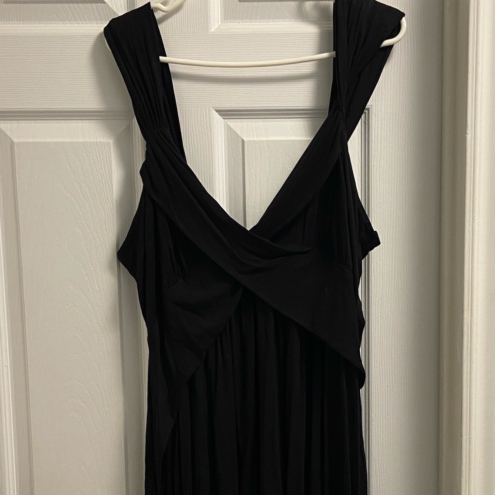 Chic Black Jersey Dress